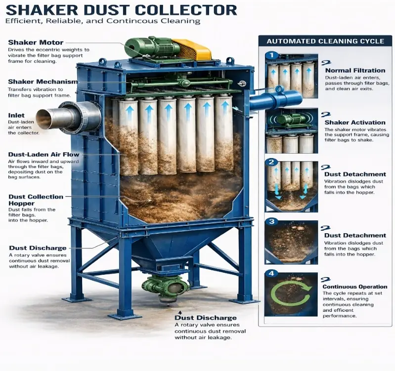 Shaker Cleaning System